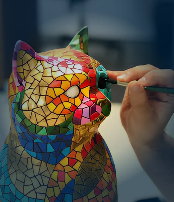 Barcino Designs pioneros mosaico Gaudi animales